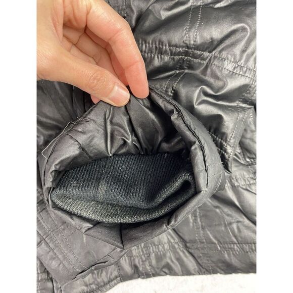Calvin Klein Womens Jacket Medium Black Puffer Lightweight Packable Outerwear - Picture 10 of 14